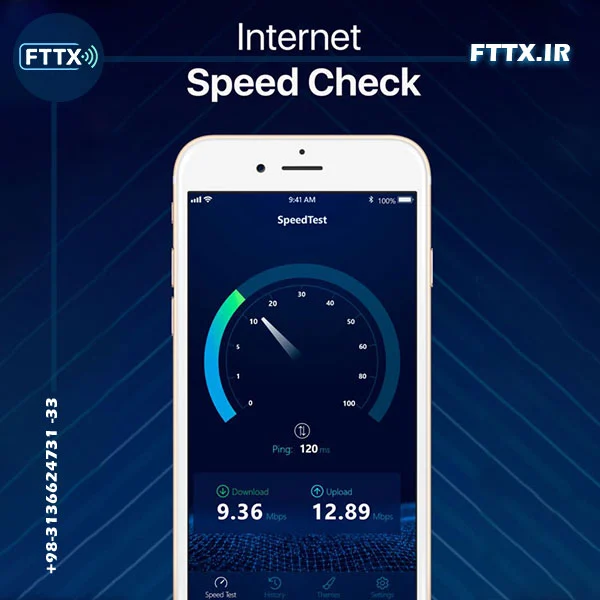 سرعت اینترنت فیبر نوری
